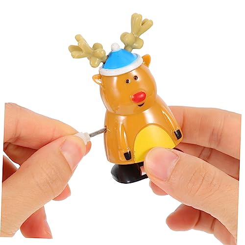 Milisten 3 Stück Teiliges Aufziehspielzeug Weihnachten Kleine Bunte Weihnachts Rentierfiguren mit Mechanischem Lustige Lauf und Hüpfspielzeuge für Party und Geschenkdeko Milisten 3 Stück Teiliges Aufziehspielzeug Weihnachten Kleine Bunte Weihnachts Rentierfiguren mit Mechanischem Lustige Lauf und Hüpfspielzeuge für Party und Geschenkdeko von Milisten