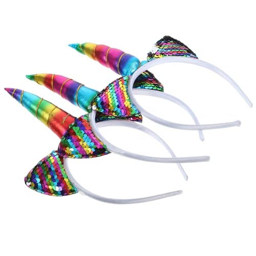 Milisten 3 Stück Teiliges Einhorn Haarschmuck für Glitzer Haarreifen für Partys Maskeraden und Cosplay Vielseitiges Accessoire für Anlässe Milisten 3 Stück Teiliges Einhorn Haarschmuck für Glitzer Haarreifen für Partys Maskeraden und Cosplay Vielseitiges Accessoire für Anlässe von Milisten