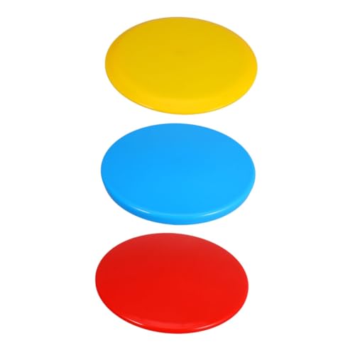 Milisten 3 Stück Teiliges Flying Golf Disc Set aus Robustem PE TPE für Outdoor Sport und Partyspiele Vielseitig für Extreme Trainings Freizeitaktivitäten Geeignet für Erwachsene von Milisten