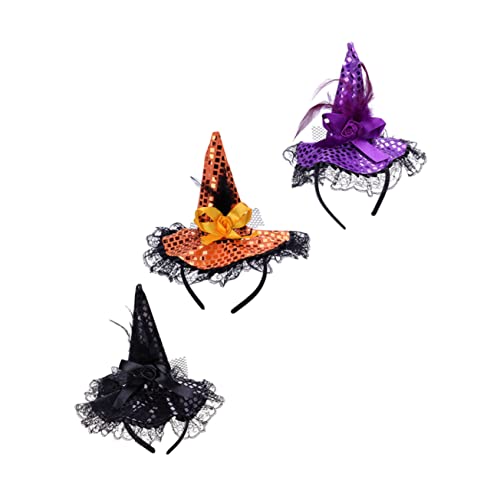 Milisten 3 Stück Teiliges Haarband mit Hexenhut Schwarzes Orange Halloween Zubehör für Stilvolles und Haaraccessoire für Halloween Partys Milisten 3 Stück Teiliges Haarband mit Hexenhut Schwarzes Orange Halloween Zubehör für Stilvolles und Haaraccessoire für Halloween Partys von Milisten
