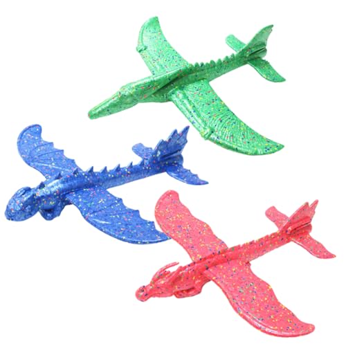 Milisten 3 Stück Handwurf Flugzeugspielzeug für Kinder Wurfgleiter Leicht Robust für Draußen Fördert Flugverständnis Milisten 3 Stück Handwurf Flugzeugspielzeug für Kinder Wurfgleiter Leicht Robust für Draußen Fördert Flugverständnis von Milisten