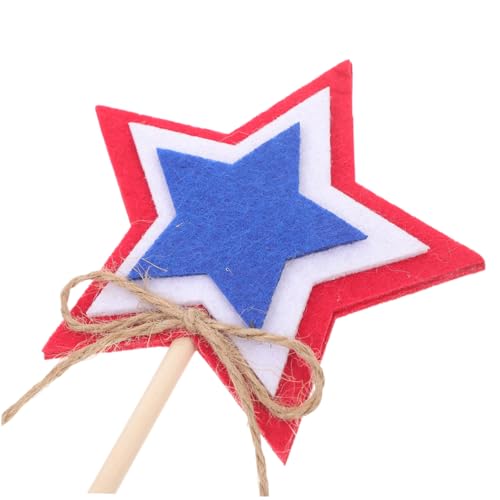 Milisten 3 Stück Teiliges Independence Day Stern Zauberstab aus Filz und Holz Sichere Langlebige Partydekoration für Bunte Farben zum Feiern und Am Fest Milisten 3 Stück Teiliges Independence Day Stern Zauberstab aus Filz und Holz Sichere Langlebige Partydekoration für Bunte Farben zum Feiern und Am Fest von Milisten