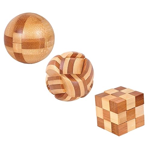 Milisten 3 Stück Teiliges Kongming Lock Spielzeugset aus Intelligentes Puzzle für Erwachsene Fördert Konzentration und Problemlösungsfähigkeiten Klassisches Holzspielzeug zur Iq Entwicklung Milisten 3 Stück Teiliges Kongming Lock Spielzeugset aus Intelligentes Puzzle für Erwachsene Fördert Konzentration und Problemlösungsfähigkeiten Klassisches Holzspielzeug zur Iq Entwicklung von Milisten