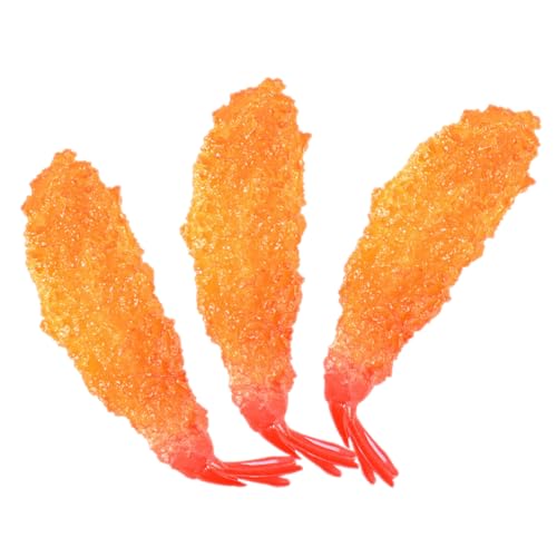 Milisten 3 Stück Teiliges Künstliche Tempura Garnelen Modell für Restaurant Dekoration Realistische Küchen Requisiten Material für Fotografie für Hotels und Museen Milisten 3 Stück Teiliges Künstliche Tempura Garnelen Modell für Restaurant Dekoration Realistische Küchen Requisiten Material für Fotografie für Hotels und Museen von Milisten