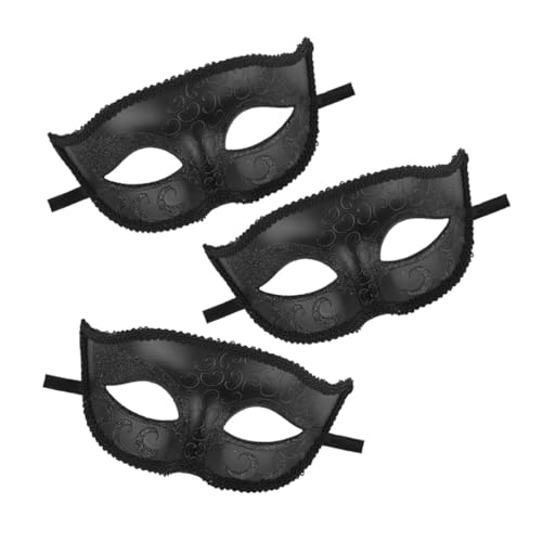 Milisten 3 Stück Teiliges Maskerade Maske für Karneval Cosplay Halloween Partys Stilvolle Halbseitige Masken mit Elegantem Design für Besondere Anlässe Fotoshootings Milisten 3 Stück Teiliges Maskerade Maske für Karneval Cosplay Halloween Partys Stilvolle Halbseitige Masken mit Elegantem Design für Besondere Anlässe Fotoshootings von Milisten