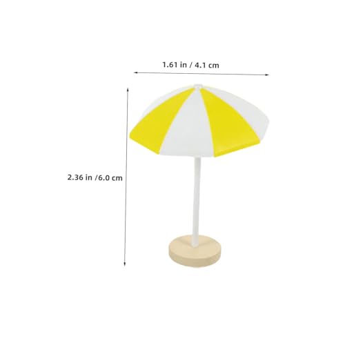 Milisten 3 Stück Teiliges Mini Sonnenschirm aus Stabilem Kunststoff Farbige Strand-mikrolandschaft Deko für Puppenhaus DIY Leichtes Miniatur Strand-sonnendach für Kreative Milisten 3 Stück Teiliges Mini Sonnenschirm aus Stabilem Kunststoff Farbige Strand-mikrolandschaft Deko für Puppenhaus DIY Leichtes Miniatur Strand-sonnendach für Kreative von Milisten