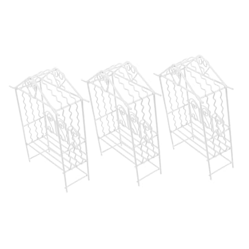Milisten 3 Stück Teiliges Miniatur Metallbogen- Eisen Miniatur Türbogen für Puppenhaus Romantische Gartenbögen Dekor Langlebige Mikro-landschaftsaccessoires für Feengarten und von Milisten