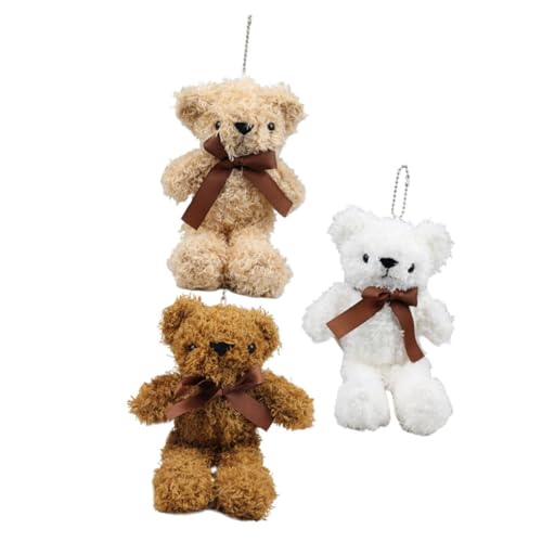 Milisten 3 Stück Teiliges Plüschbär Schlüsselanhänger Leichte Anhänger aus Weichem Pp Baumwollstoff Kuscheliges Deko Accessoire für Kinderzimmer Partygeschenke und Weihnachtsdeko Milisten 3 Stück Teiliges Plüschbär Schlüsselanhänger Leichte Anhänger aus Weichem Pp Baumwollstoff Kuscheliges Deko Accessoire für Kinderzimmer Partygeschenke und Weihnachtsdeko von Milisten