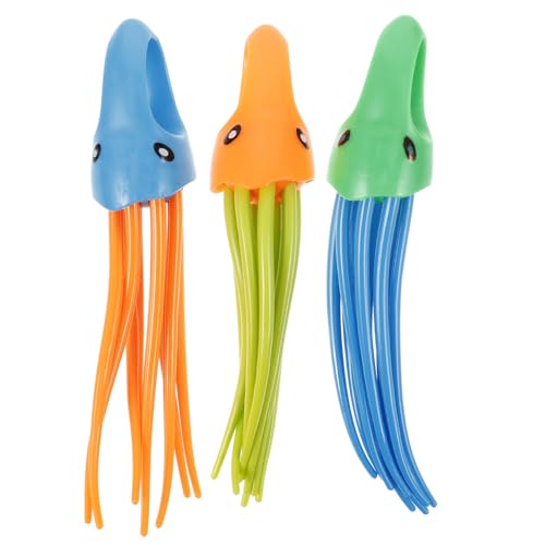 Milisten 3 Stück Teiliges Poolspielzeug für Bunte und Sichere Tauchspielzeuge Cartoon Jellyfish Tauchspielzeuge für Sommer Spaß im Fördert Aktives und Wasserspaß von Milisten