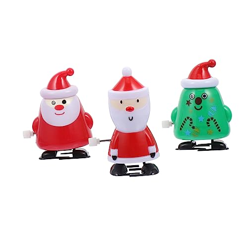 Milisten 3 Stück Teiliges Weihnachts Aufziehspielzeug aus Bruchsicherem mit Lustigem Santa Claus und Weihnachtsbaum Farbenfroh Sicher Lernspielzeug Milisten 3 Stück Teiliges Weihnachts Aufziehspielzeug aus Bruchsicherem mit Lustigem Santa Claus und Weihnachtsbaum Farbenfroh Sicher Lernspielzeug von Milisten