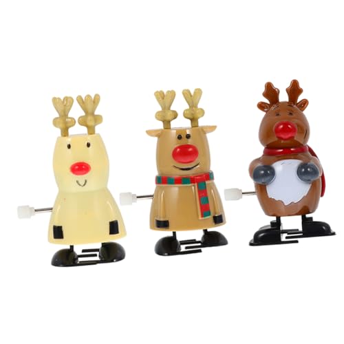 Milisten 3 Stück Teiliges Wind Up aus Kunststoff Lustige Weihnachtsdeko für Sicher und Einfach zu Bedienen mit Beweglichen Weihnachtsmann und Rentierfiguren als und Kinderzubehör Milisten 3 Stück Teiliges Wind Up aus Kunststoff Lustige Weihnachtsdeko für Sicher und Einfach zu Bedienen mit Beweglichen Weihnachtsmann und Rentierfiguren als und Kinderzubehör von Milisten