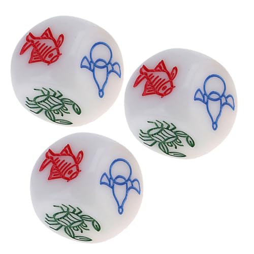 Milisten 3 Stück Teiliges Würfelset aus Stabilem Resin mit Einzigartigem Muster Kleines Leichtes Party Brettspiel-zubehör für Gesellige Abende zu Hause Bar und Ktv Geeignet Milisten 3 Stück Teiliges Würfelset aus Stabilem Resin mit Einzigartigem Muster Kleines Leichtes Party Brettspiel-zubehör für Gesellige Abende zu Hause Bar und Ktv Geeignet von Milisten