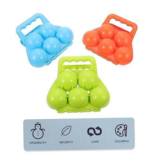 Milisten 3 Stück Teiliges mit Clips Kinderfreundlicher Kunststoffhalter Frostschutz für Hände Komfortabler Griff für Outdoor Schneeballschlachten Zufällige Farbe Zufällige Farbe von Milisten