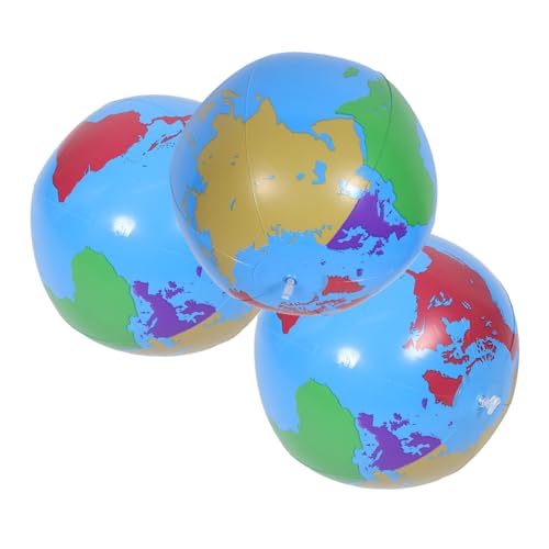 Milisten 3 Stück aufblasbarer Luft gefüllte Hawaii Sommerblettables Ball Strandball aufblasbare erdkugel kleiner aufblasbarer Ball Strandspielzeug für Mädchen PVC Milisten 3 Stück aufblasbarer Luft gefüllte Hawaii Sommerblettables Ball Strandball aufblasbare erdkugel kleiner aufblasbarer Ball Strandspielzeug für Mädchen PVC von Milisten