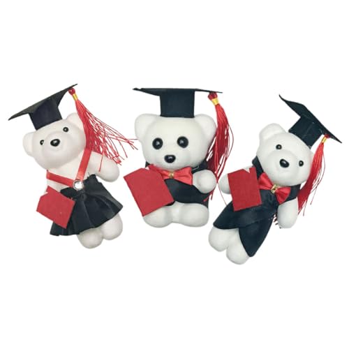 Milisten 3 Stücke Dr. Bärenpuppe Herzlichen Glückwunsch, Absolvent, Tierpuppe Kleiner Bär Mädchen Highschool-Abschlussbär abschlussbär Plüschbär Geschenkbär Schaum Milisten 3 Stücke Dr. Bärenpuppe Herzlichen Glückwunsch, Absolvent, Tierpuppe Kleiner Bär Mädchen Highschool-Abschlussbär abschlussbär Plüschbär Geschenkbär Schaum von Milisten