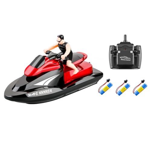 Milisten 3 Stücke Ferngesteuertes Boot mit Batterien Hochgeschwindigkeits Rennboot Wasserdichtes Design für Pools und Seen für Erwachsene Milisten 3 Stücke Ferngesteuertes Boot mit Batterien Hochgeschwindigkeits Rennboot Wasserdichtes Design für Pools und Seen für Erwachsene von Milisten