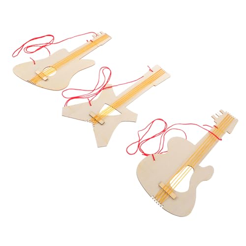 Milisten 3 Stücke Holzgitarre Bauen Sie Ihr eigenes Gitarren-Kit Gitarrenfarbe DIY Bastelausschnitte Gitarre bausatz Musikinstrumentenparty Holzausschnitte unbemalt hölzern Milisten 3 Stücke Holzgitarre Bauen Sie Ihr eigenes Gitarren-Kit Gitarrenfarbe DIY Bastelausschnitte Gitarre bausatz Musikinstrumentenparty Holzausschnitte unbemalt hölzern von Milisten