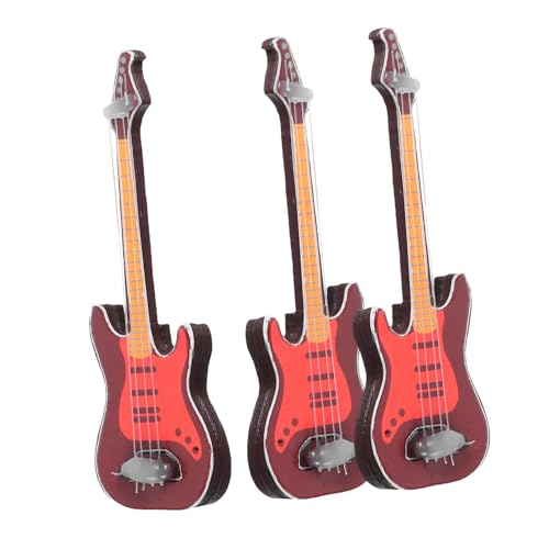 Milisten 3 Stücke Mini-gitarrenmodell Miniatur-puppenhausgitarre Miniatur Gitarre Klein Miniaturmodell Einer E-Gitarre Modell Gitarre Winzige Gitarre Yellow Hölzern Milisten 3 Stücke Mini-gitarrenmodell Miniatur-puppenhausgitarre Miniatur Gitarre Klein Miniaturmodell Einer E-Gitarre Modell Gitarre Winzige Gitarre Yellow Hölzern von Milisten