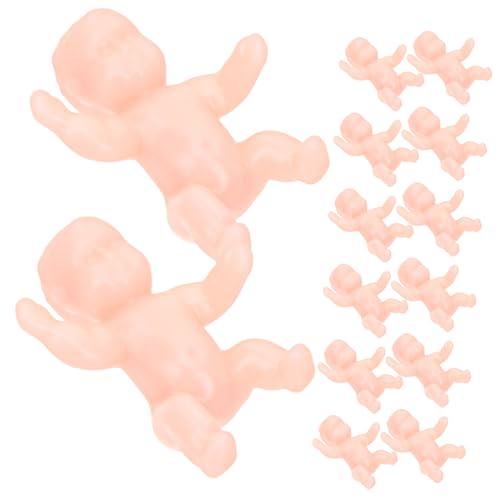 Milisten 30 Stck Teiliges Mini Robustem Kunststoff Realistisch Gestaltete Kleine Babyfiguren für Shower Langlebig Farbbeständig Dekoratives Partyzubehör Groß Hautfarben Liebevolles von Milisten