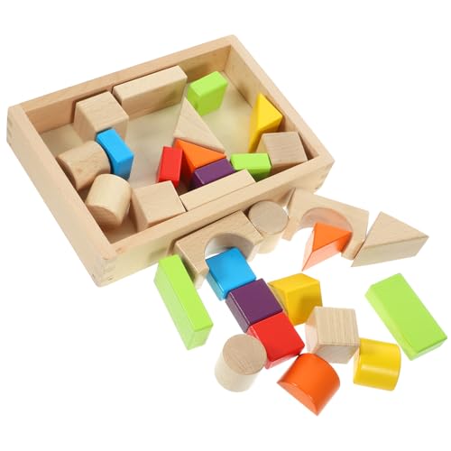 Milisten 30 Stück Aus Holzbausteinen Trainieren Bausteine Holz Bauspielzeug Für Babybausteine Bausteine Spielzeugbausteine Holzblock Hölzern Milisten 30 Stück Aus Holzbausteinen Trainieren Bausteine Holz Bauspielzeug Für Babybausteine Bausteine Spielzeugbausteine Holzblock Hölzern von Milisten