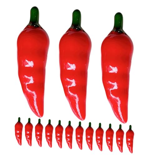 Milisten 30 Stück Künstliche Mini Chili Paprika Dekorative Gemüsemodelle für Heim Supermarkt und Kunstdekor Realistische Nachbildung für Innenräume und Veranstaltungen Milisten 30 Stück Künstliche Mini Chili Paprika Dekorative Gemüsemodelle für Heim Supermarkt und Kunstdekor Realistische Nachbildung für Innenräume und Veranstaltungen von Milisten
