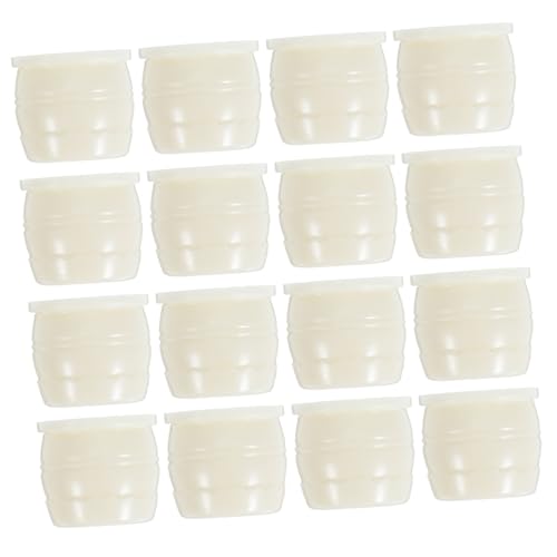 Milisten 30 Stück Miniatur Blumentöpfe aus Kunststoff Realistische Mini Bonsai Pflanztöpfe für Puppenhaus Mikro Landschaft Sandtisch Dekoration DIY Bastelzubehör für Miniatur-Szene von Milisten