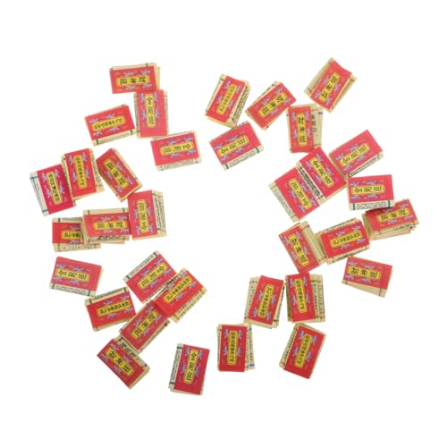 Milisten 30 Stück Miniatur -Schriftanhänger Miniatur-Sakraldekoration winziges religiöses mikroreligiöse Darstellung spirituelle Miniaturaufhängung Mikro-buddhistischer Text Papier Milisten 30 Stück Miniatur -Schriftanhänger Miniatur-Sakraldekoration winziges religiöses mikroreligiöse Darstellung spirituelle Miniaturaufhängung Mikro-buddhistischer Text Papier von Milisten
