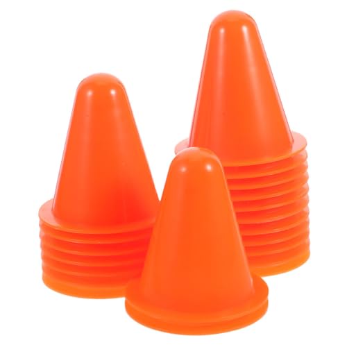 Milisten 30 Stück Rollschuhstapel üben Sport Zapfen Beweglichkeit Ausbildung Winddichter Skating-Markierungskegel universeller Skating-Markierungskegel Rollschuhkegel Orange Milisten 30 Stück Rollschuhstapel üben Sport Zapfen Beweglichkeit Ausbildung Winddichter Skating-Markierungskegel universeller Skating-Markierungskegel Rollschuhkegel Orange von Milisten