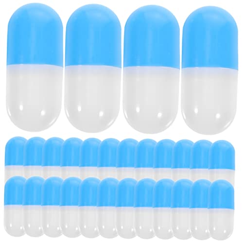 Milisten 30 Stück Simulationskapsel verkleidung Doctor Set for Pretend Play Arztset Kapseln für Kleinkinder 1-3 Kapseln für Plastik Blue von Milisten