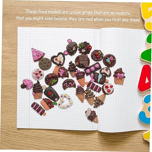 Milisten 30 Stück Teiliges DIY Resin Miniatur Dessertmodell Realistische Fake Food Foto Requisiten Kompakte Simulation für Bäckerei Dekoration und Home Supplies Milisten 30 Stück Teiliges DIY Resin Miniatur Dessertmodell Realistische Fake Food Foto Requisiten Kompakte Simulation für Bäckerei Dekoration und Home Supplies von Milisten