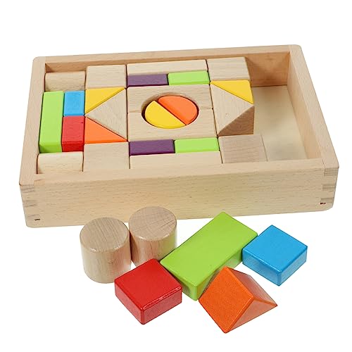 Milisten 30 Stück Teiliges Holzbausteine Set für Kleinkinder Pädagogisches Kreativität Feinmotorik und Sowie Formwahrnehmung für Jungen und Mädchen Milisten 30 Stück Teiliges Holzbausteine Set für Kleinkinder Pädagogisches Kreativität Feinmotorik und Sowie Formwahrnehmung für Jungen und Mädchen von Milisten