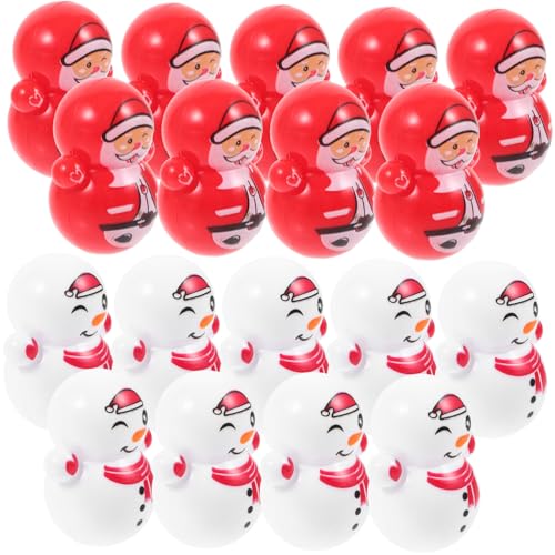 Milisten 30 Stück Teiliges Mini Weihnachts Tumbler aus Bunte Niedliche Wackelfiguren Schneemann Weihnachtsmann Stressabbauendes Kinderspielzeug und Festliche Party Deko Geschenkidee Milisten 30 Stück Teiliges Mini Weihnachts Tumbler aus Bunte Niedliche Wackelfiguren Schneemann Weihnachtsmann Stressabbauendes Kinderspielzeug und Festliche Party Deko Geschenkidee von Milisten