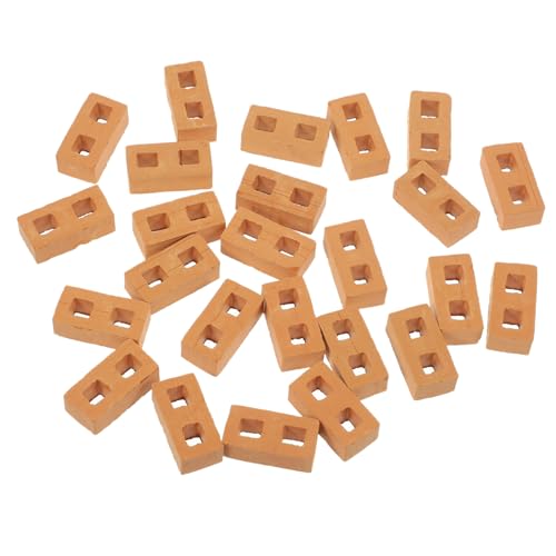 Milisten 30 Stück Teiliges Miniatur Ziegelstein Modellbauset Stapelbare Kleine Bausteine für Architektur Schultisch Sandkasten DIY Landschaft Realistische Simulation Kompakt und Vielseitig Milisten 30 Stück Teiliges Miniatur Ziegelstein Modellbauset Stapelbare Kleine Bausteine für Architektur Schultisch Sandkasten DIY Landschaft Realistische Simulation Kompakt und Vielseitig von Milisten