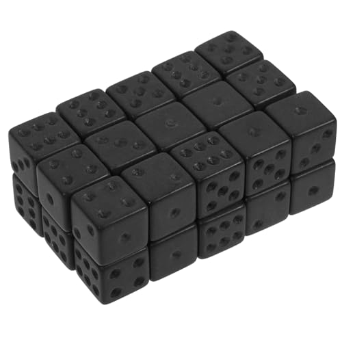 Milisten 30 Stück Würfel Brettspielzubehör Ludo Brettspiel Spaßwürfel Spielwürfel Kinderwürfel Mattierte Würfel Große Würfel Spiele Für Polyedrische Würfel Party Kleine Spielwürfel Farbige von Milisten