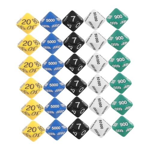 Milisten 30 Stück Würfel -brettspiel Brettspiel Würfel Interessante Würfel Spielrequisiten Brettspiel -Requisiten Mini-würfel Spielzubehör Würfelspiele Zahlenwürfel Tragbare Würfel Plastik Milisten 30 Stück Würfel -brettspiel Brettspiel Würfel Interessante Würfel Spielrequisiten Brettspiel -Requisiten Mini-würfel Spielzubehör Würfelspiele Zahlenwürfel Tragbare Würfel Plastik von Milisten