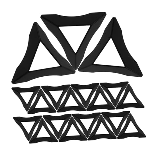 Milisten 30 Stück Zauberwürfelbasis Mini Anzeige Jungtier Würfelorganisator Für Speed-Cube-ständer -Halter Für Dreieckige Puzzle-würfelbasis Würfelständer Stck Black von Milisten
