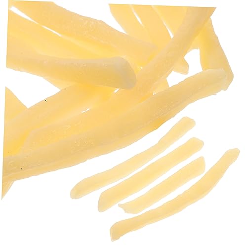 Milisten 30Stücke Künstliche Frites Modell Realistische Dekoration für Partys Geschäfte und Haushalte Hochwertiges für Themenpartys und Fotorequisiten von Milisten