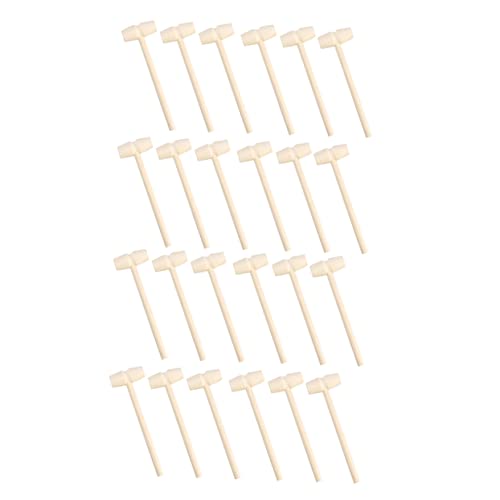 Milisten 30stücke Mini Holzhammer DIY Spielzeug Für Junge Mädchen Pädagogisch Motorik Hand-Augen-koordination Und Muskelentwicklung Sicheres Holzspielzeug Für Jungen von Milisten