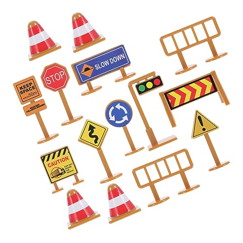 Milisten 30Stücke Mini Verkehrsschilder Set für Teiliges mit Aufklebern für Verkehrserziehung und Kreatives Leicht und Einfach zu Verstauen Fördert die Fantasie und Interaktion Milisten 30Stücke Mini Verkehrsschilder Set für Teiliges mit Aufklebern für Verkehrserziehung und Kreatives Leicht und Einfach zu Verstauen Fördert die Fantasie und Interaktion von Milisten