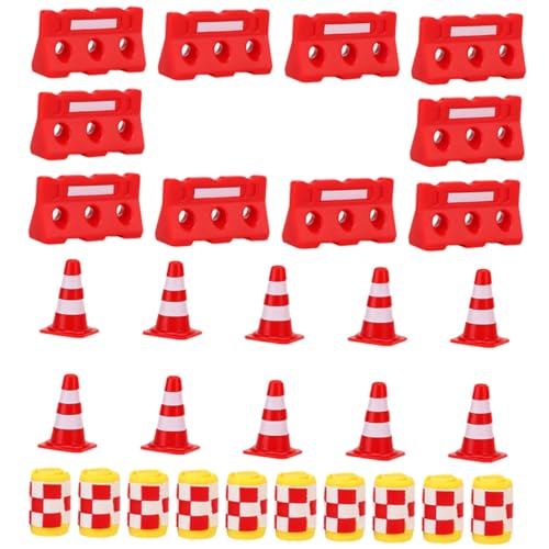 Milisten 30Stücke Teiliges Verkehrsmodelle Spielset Mini Verkehrskegel und Straßensperren für Lernspielzeug Kognitiven Fähigkeiten und Hand Auge Koordination Milisten 30Stücke Teiliges Verkehrsmodelle Spielset Mini Verkehrskegel und Straßensperren für Lernspielzeug Kognitiven Fähigkeiten und Hand Auge Koordination von Milisten