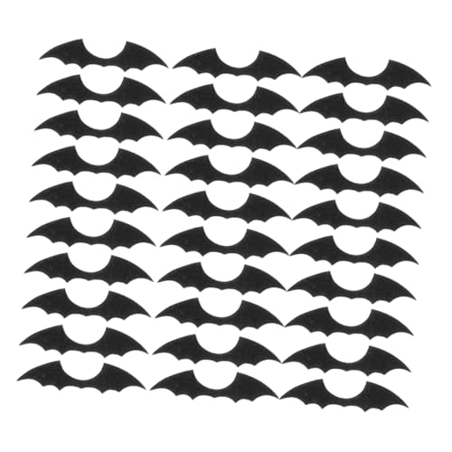 Milisten 30stücke Fledermausflügel Halloween Dekoration Für Diy Fledermausflügel Applikationen Für Kleidung Und Schuhe Kleine Anhänger Zum Basteln von Milisten