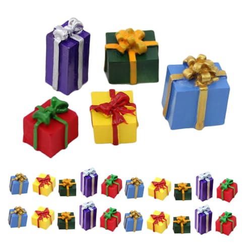 Milisten 30stücke Miniatur-Box-Ornament Aus Kunstharz Kleine Geschenkboxen Für Weihnachtsdeko DIY Puppenhaus-Dekoration Festliche Ornamente Zum Selbermachen Milisten 30stücke Miniatur-Box-Ornament Aus Kunstharz Kleine Geschenkboxen Für Weihnachtsdeko DIY Puppenhaus-Dekoration Festliche Ornamente Zum Selbermachen von Milisten