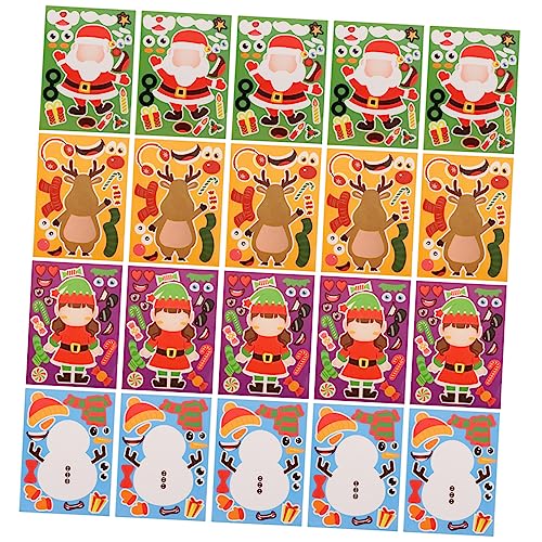 Milisten 32 Blatt Teiliges Weihnachts Puzzle Sticker für Lustige Cartoon Weihnachtsaufkleber für Bastelaktivitäten für Weihnachtsfeiern und Kreative Spiele Milisten 32 Blatt Teiliges Weihnachts Puzzle Sticker für Lustige Cartoon Weihnachtsaufkleber für Bastelaktivitäten für Weihnachtsfeiern und Kreative Spiele von Milisten