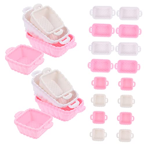 Milisten 32 Stück Lebensmittel- und Spielmodellzubehör Körbe Mini-Picknickkorb begünstigt Masse winzig Kleiner Korb Weidenkorb Kleiner Einkaufskorb Mini Doll House Accessoires pp Milisten 32 Stück Lebensmittel- und Spielmodellzubehör Körbe Mini-Picknickkorb begünstigt Masse winzig Kleiner Korb Weidenkorb Kleiner Einkaufskorb Mini Doll House Accessoires pp von Milisten