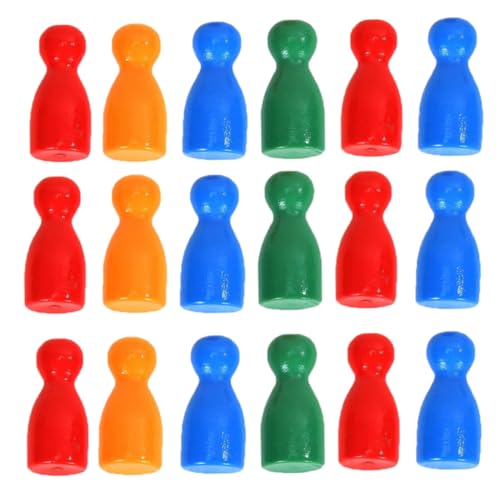 Milisten 32 Stück Schachbrettspielzubehör Planke Bauern Ludo Verpfänden Anbindung Schach Spielkomponente Brettspielmarken Schachfiguren Token-Board Holz Milisten 32 Stück Schachbrettspielzubehör Planke Bauern Ludo Verpfänden Anbindung Schach Spielkomponente Brettspielmarken Schachfiguren Token-Board Holz von Milisten