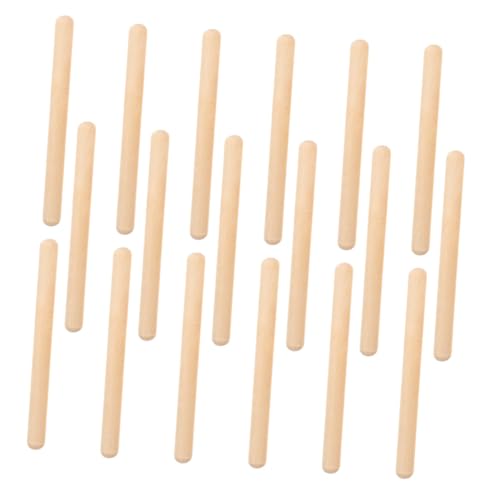 Milisten 32 Stück Teiliges Holz Rhythmusstöcke Sichere Abgerundete Kanten Leichtes Percussion Instrument für Anfänger Fördert Kreativität Vorstellungskraft und Kognitive Fähigkeiten von Milisten