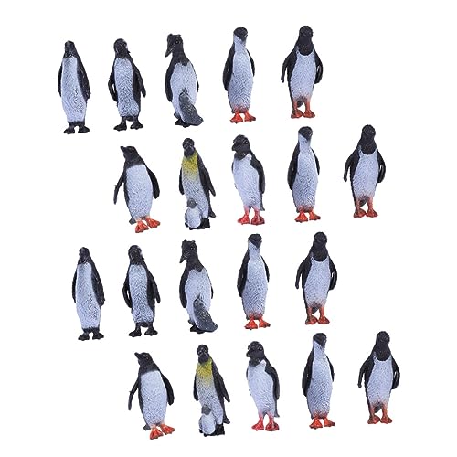Milisten 32Stücke Teiliges Pinguin Modellset aus PVC Realistische Tierfiguren für Langlebig und Sicher und Bildungszwecke von Milisten
