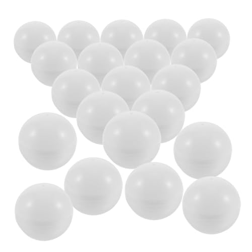 Milisten 35 Stück Lotteriekugel Farbe Ball Und Verlosung von Bällen verlosen nummeriert Nahtlose Plastikbälle zu öffnende Tombola-Bälle Spielbälle Sphäre Partybälle PVC Weiß von Milisten