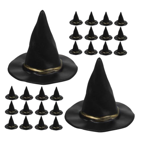 Milisten 36 Stück Halloween Dekoration Party Hexenhüte Mini Hüte Für Puppenhaus Mini Halloween Hüte Zur Dekoration Zubehör Für Heimwerker von Milisten