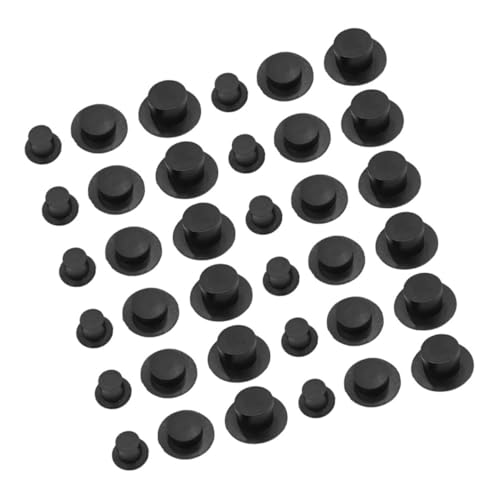 Milisten 36 Stück Mini-Hut Mini-Zylinder-Masse Zylinder Masse Mini-Zylinder für Bastelarbeiten Schneemannmützen zum Basteln Miniatur -Top -Hüte Mini-Hüte Kleiner Zylinder Plastik Schwarz Milisten 36 Stück Mini-Hut Mini-Zylinder-Masse Zylinder Masse Mini-Zylinder für Bastelarbeiten Schneemannmützen zum Basteln Miniatur -Top -Hüte Mini-Hüte Kleiner Zylinder Plastik Schwarz von Milisten